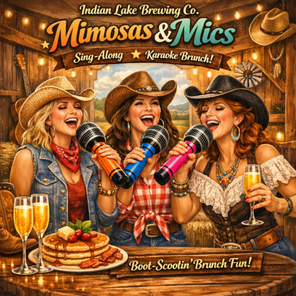 Mimosas & Mics - June 14th - Country Western Hoedown!