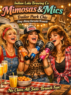 Mimosas & Mics - July 12th - Trailer Park Chic