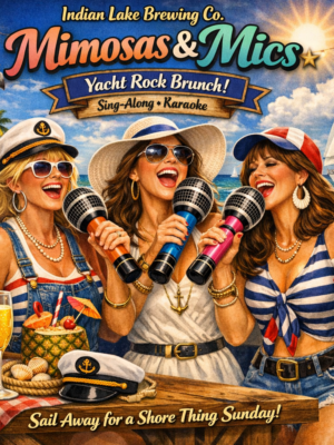 Mimosas & Mics - August 9th - Yacht Rock